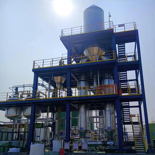 A set of 5th high ammonia nitrogen and high COD wastewater MVR evaporation crystallization project for an environmental protection company in Guangdong