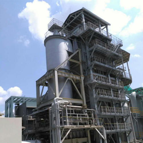 Treatment of tail gas from calcination furnace